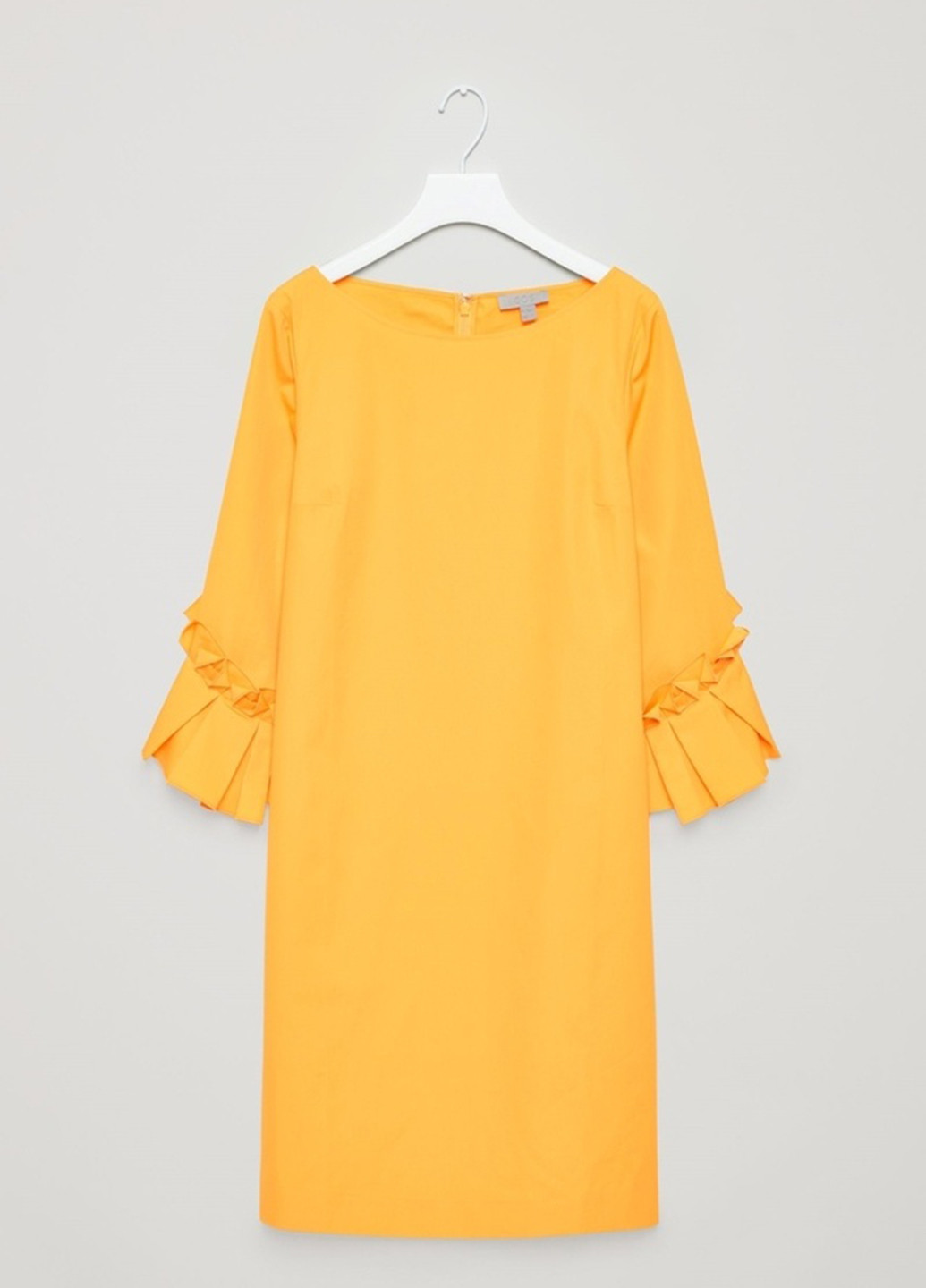 Желтое кэжуал платье Cos однотонное