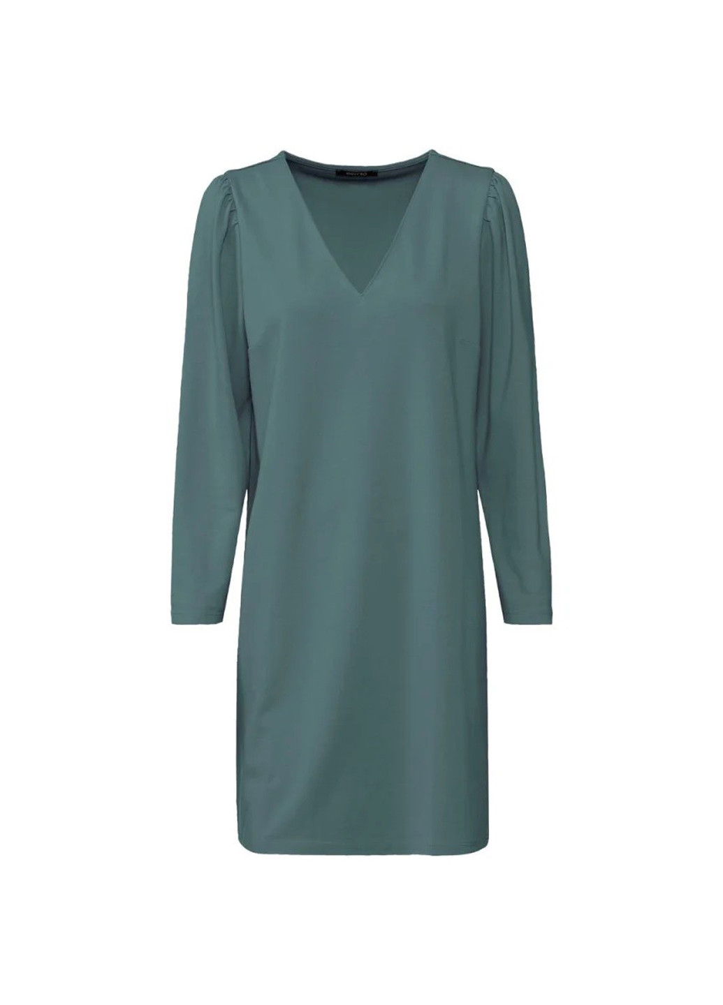 Зеленое кэжуал платье а-силуэт Esmara однотонное