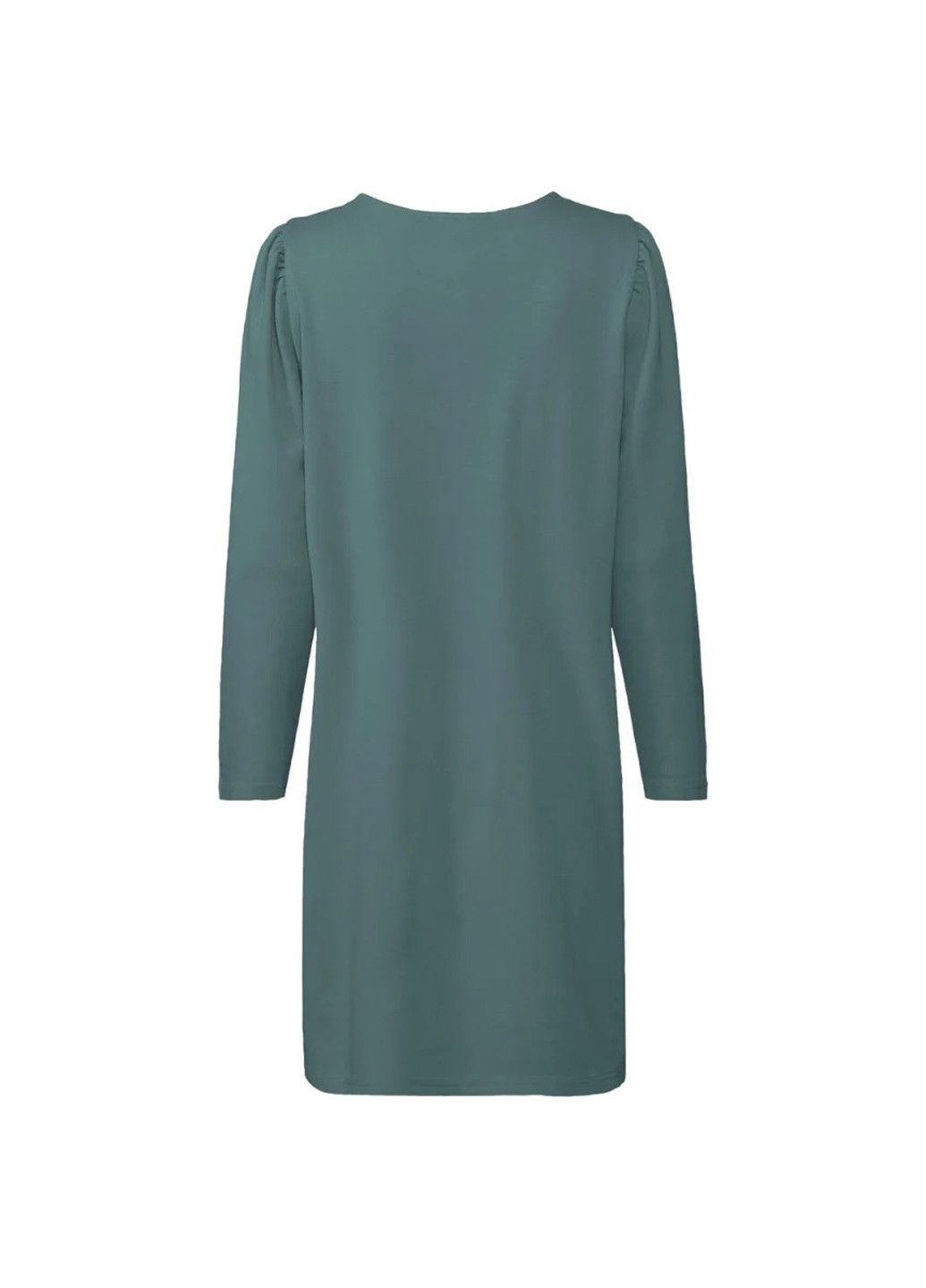 Зеленое кэжуал платье а-силуэт Esmara однотонное