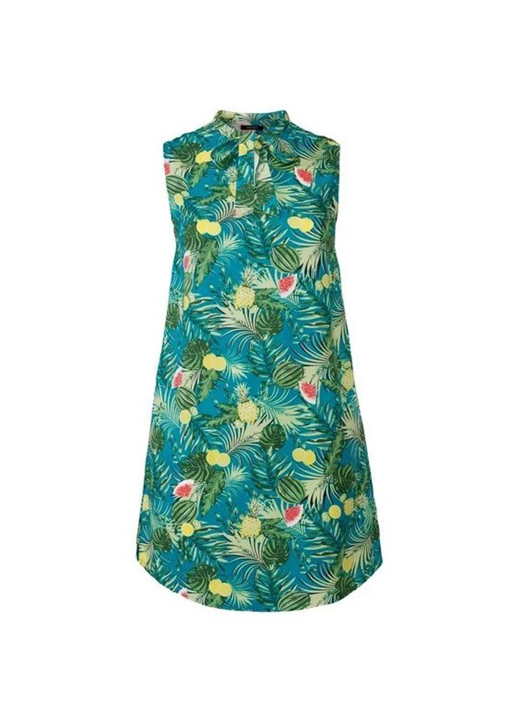 Зелена кежуал сукня а-силует Esmara з малюнком