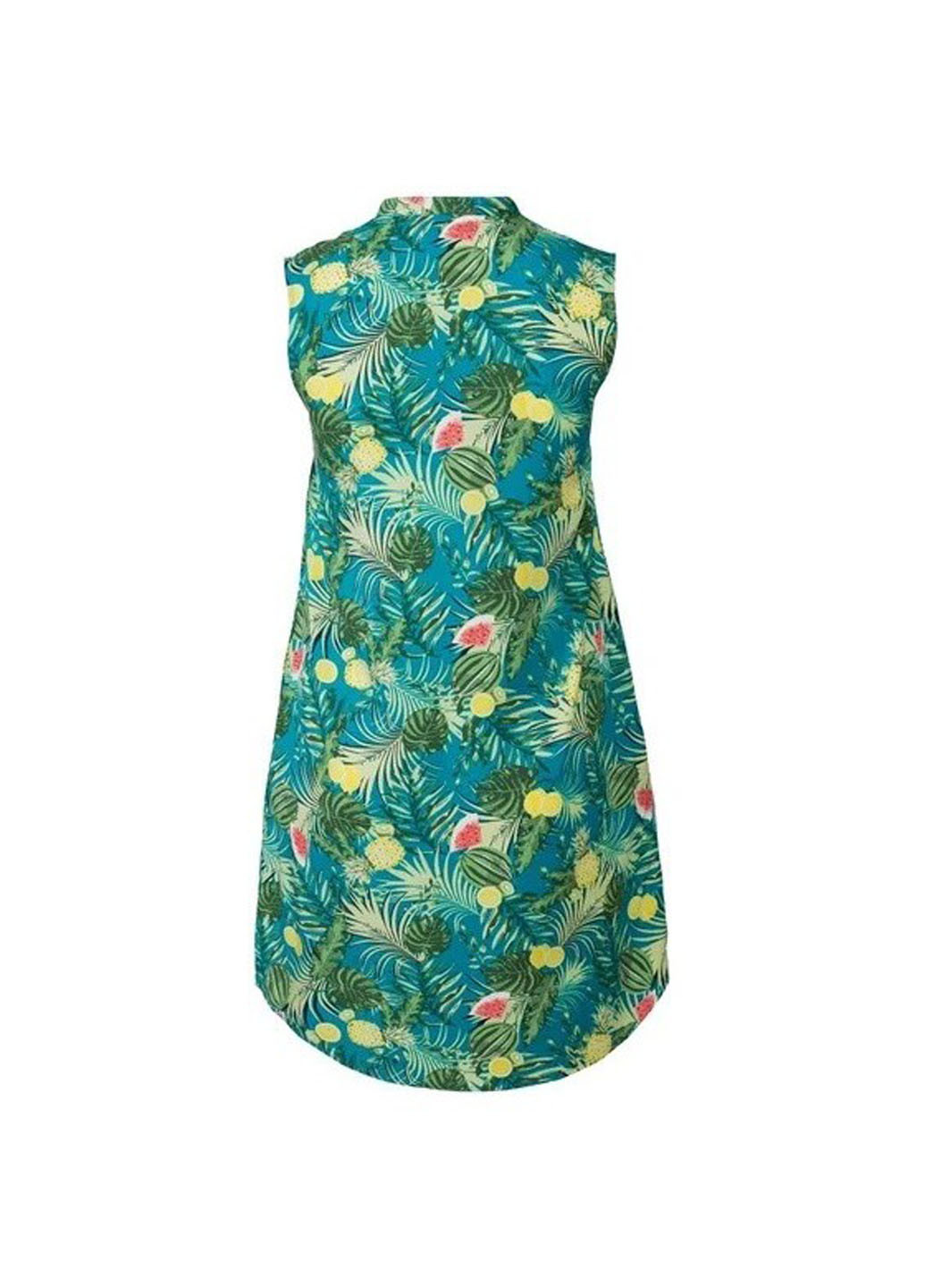 Зелена кежуал сукня а-силует Esmara з малюнком