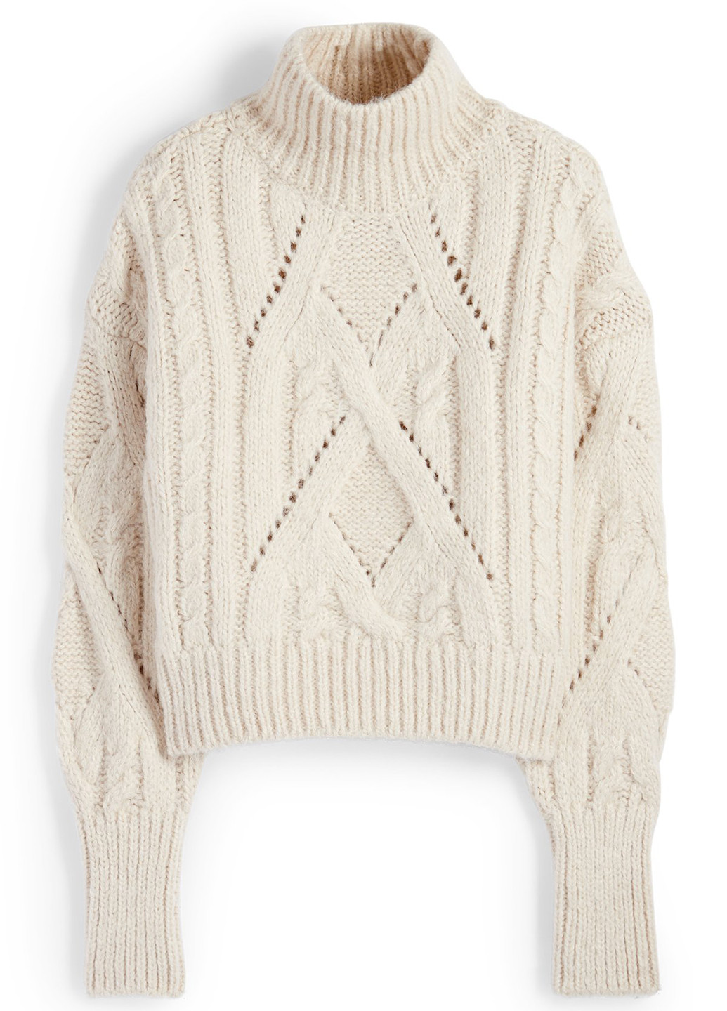 Светло-бежевый зимний свитер C&A