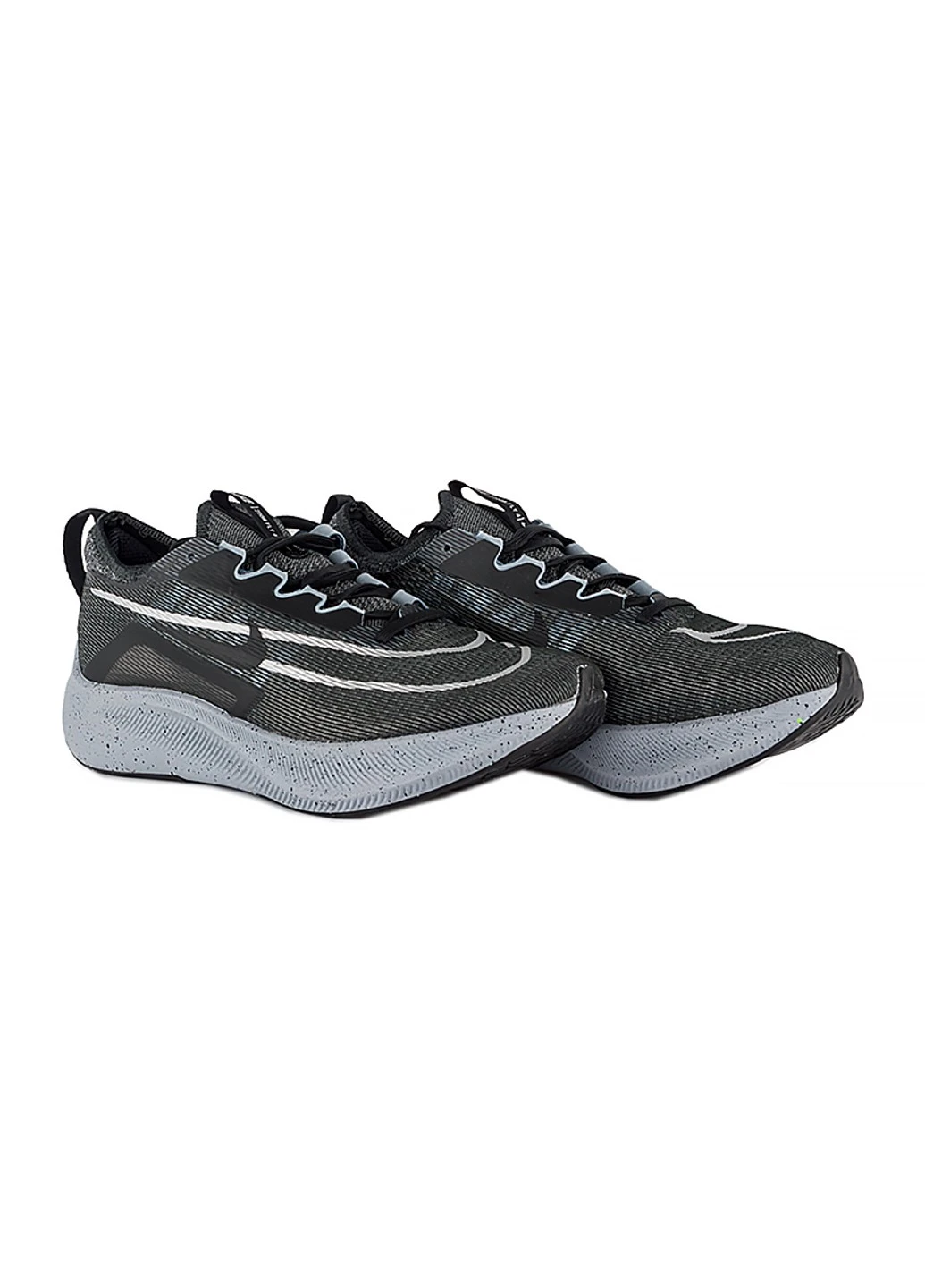 Чорні кросівки zoom fly 4 демісезон Nike