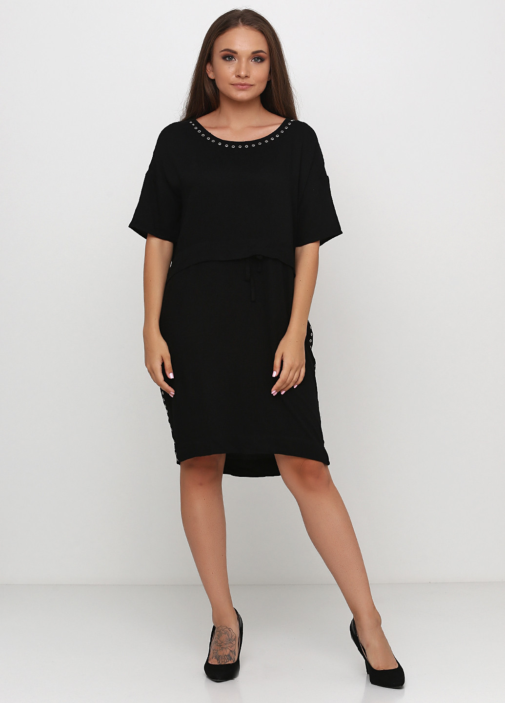 Чорна кежуал сукня Modstrom