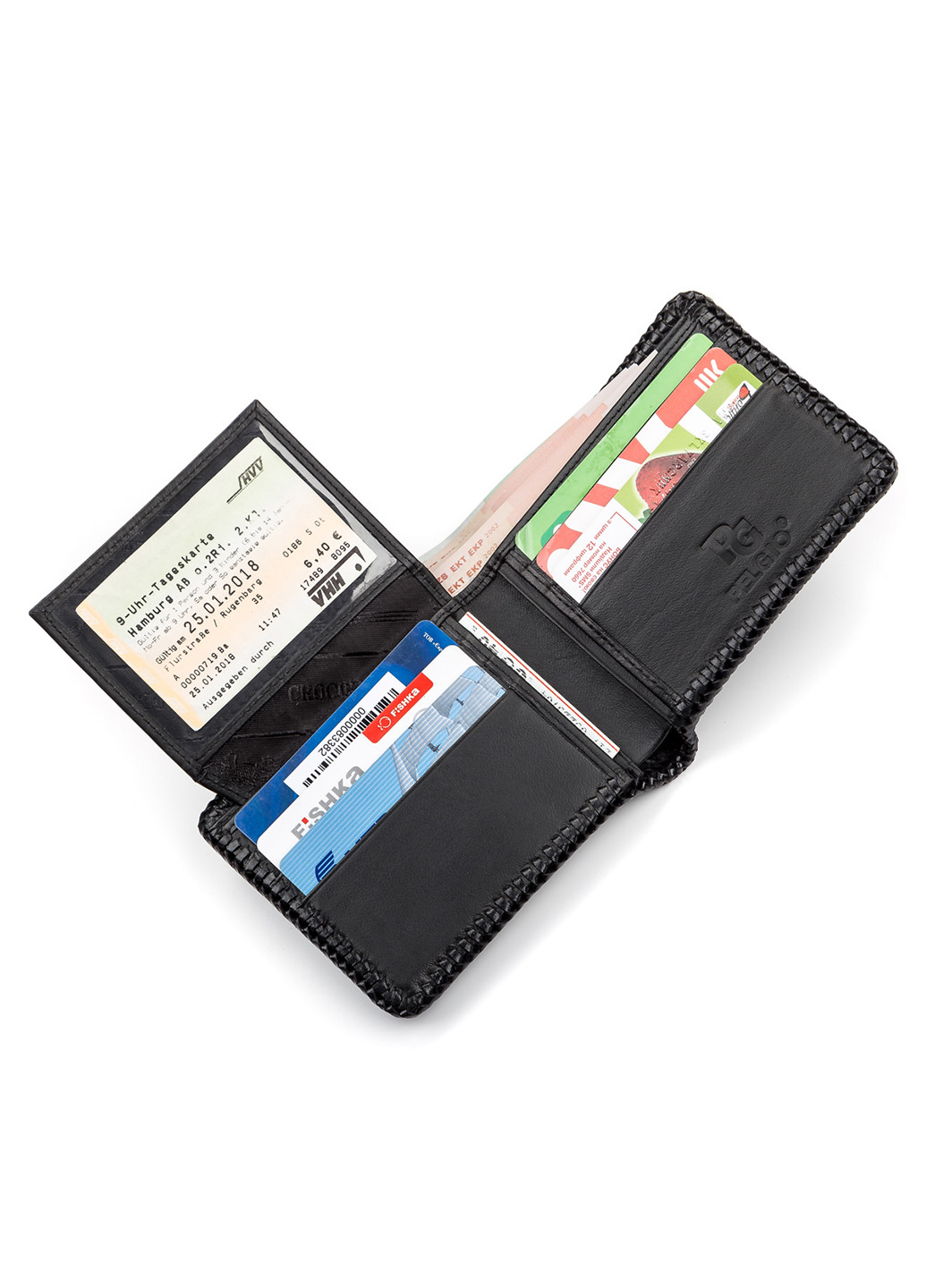 Чоловічий шкіряний гаманець 11,5х9,5 см Crocodile leather (252130512)