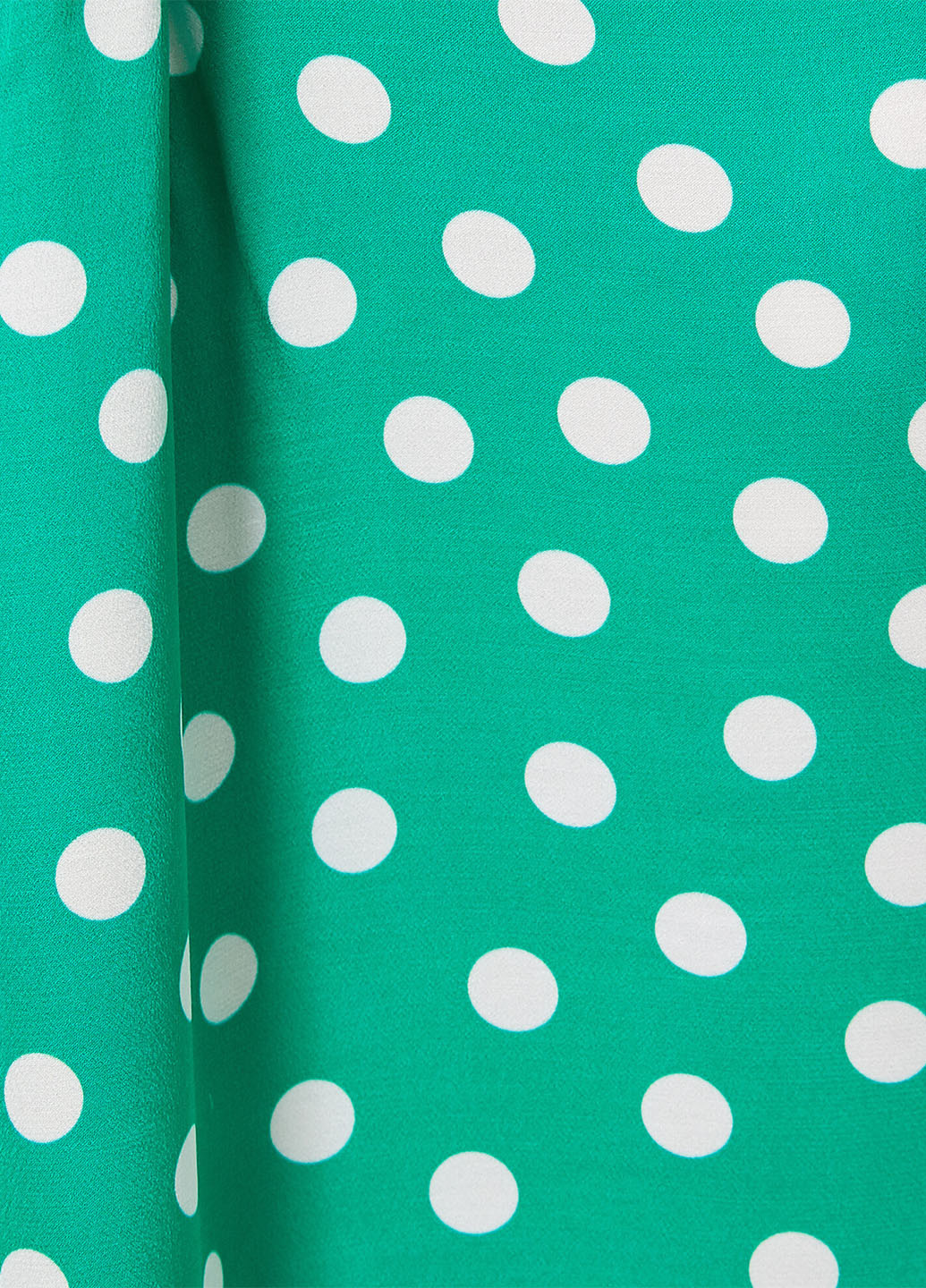 Зеленая кэжуал в горошек юбка KOTON а-силуэта (трапеция)
