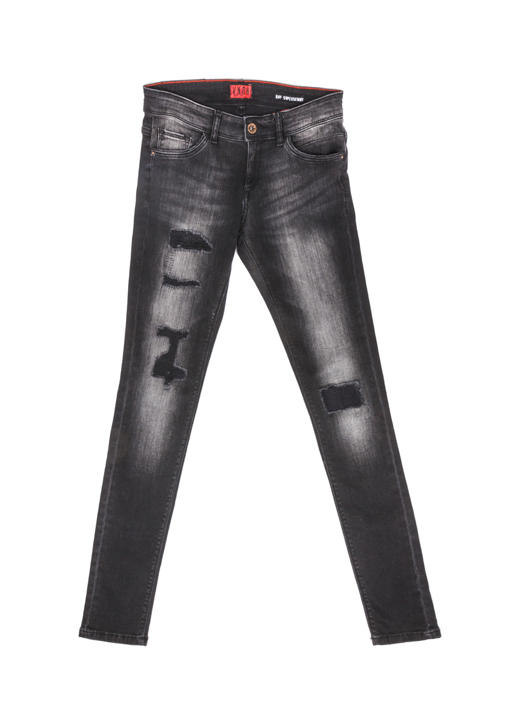 Темно-серые демисезонные зауженные джинсы Vingino