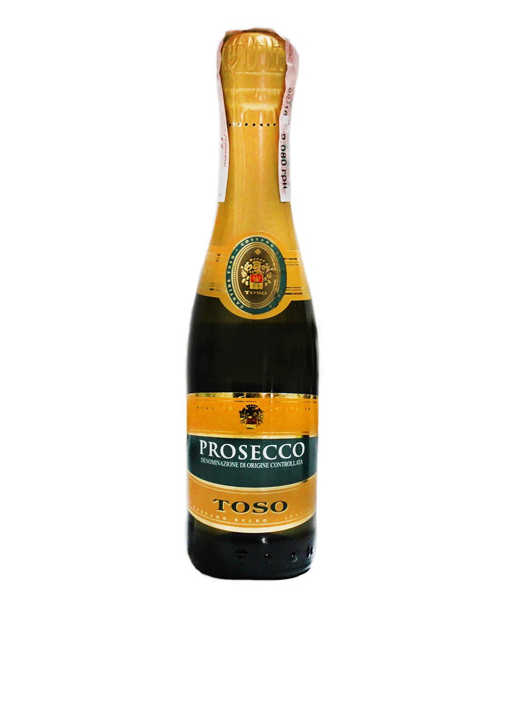 Ігристе вино Prosecco Spumante Extra Dry DOC, 0.2 л Toso (177048508)