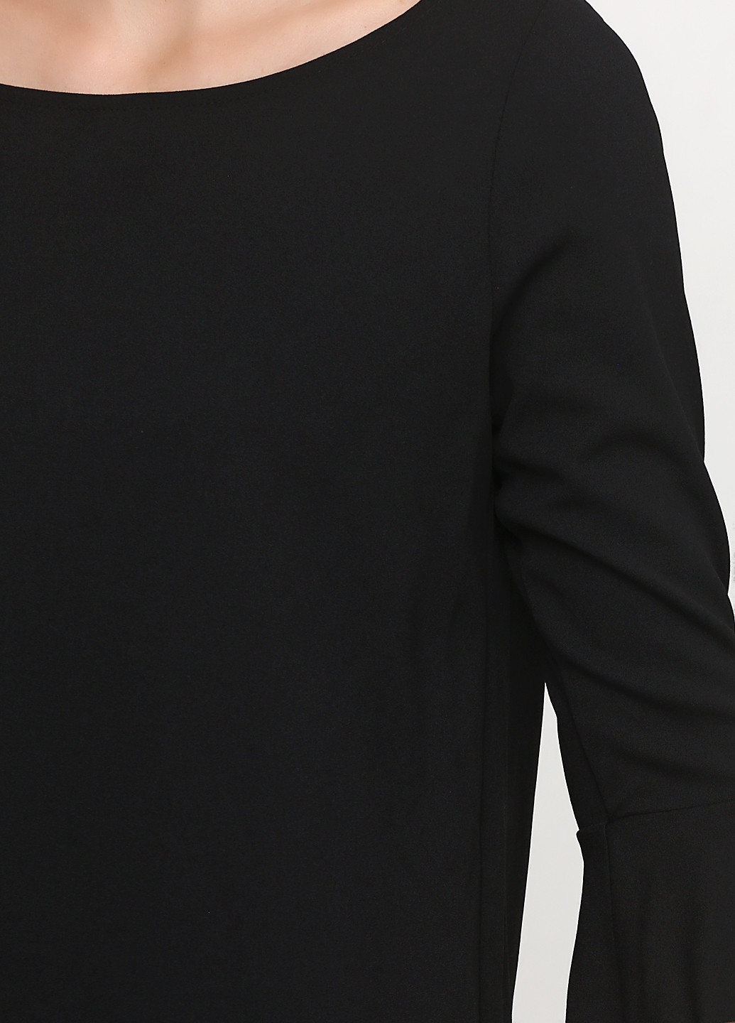 Черное кэжуал платье а-силуэт Rinascimento однотонное