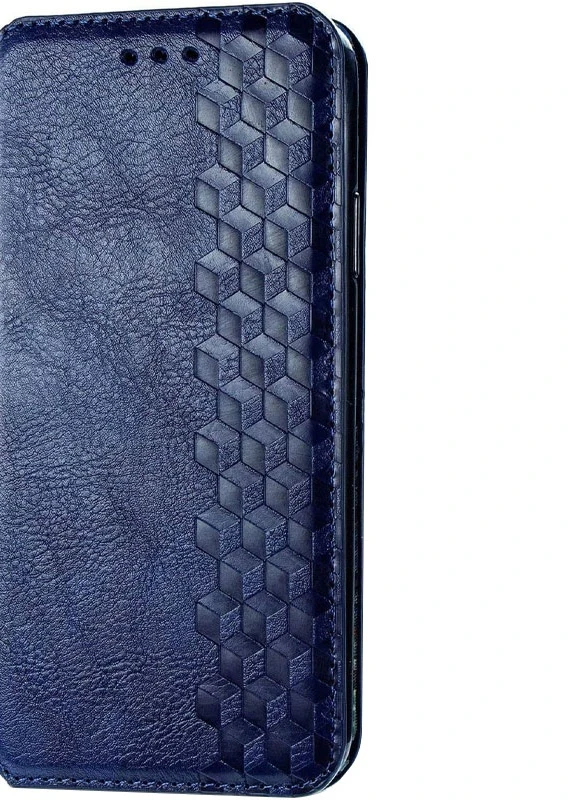 Кожаный чехол книжка Cubic (PU) для Xiaomi Mi 10 Lite Синий (is_00000037899_5) Getman (237829346)