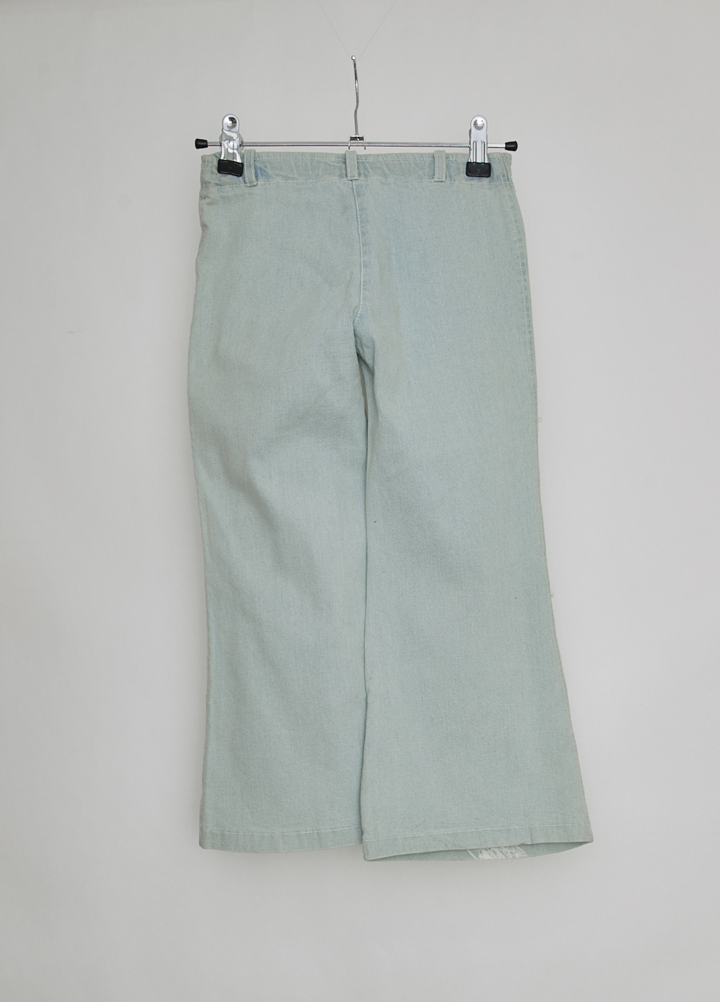 Голубые летние прямые джинсы Marasil
