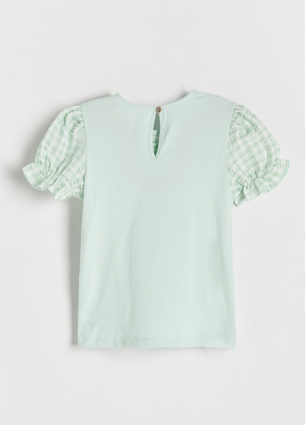 Мятная в клетку блузка Reserved летняя