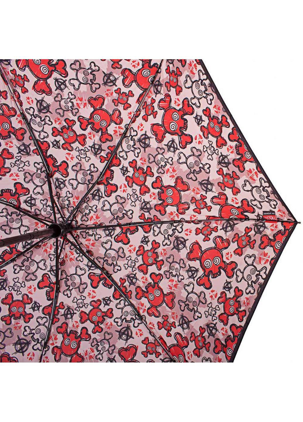 Розовый складной зонт полный автомат 95 см NEX (197761671)
