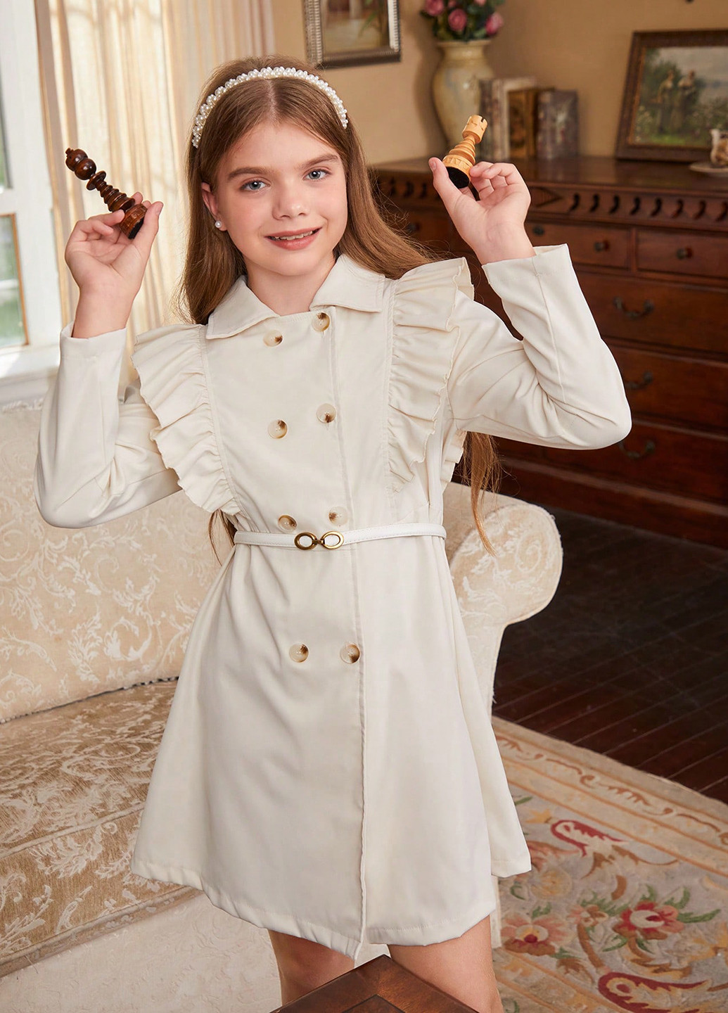 Плащ SHEIN на гудзиках демісезон (338193846)