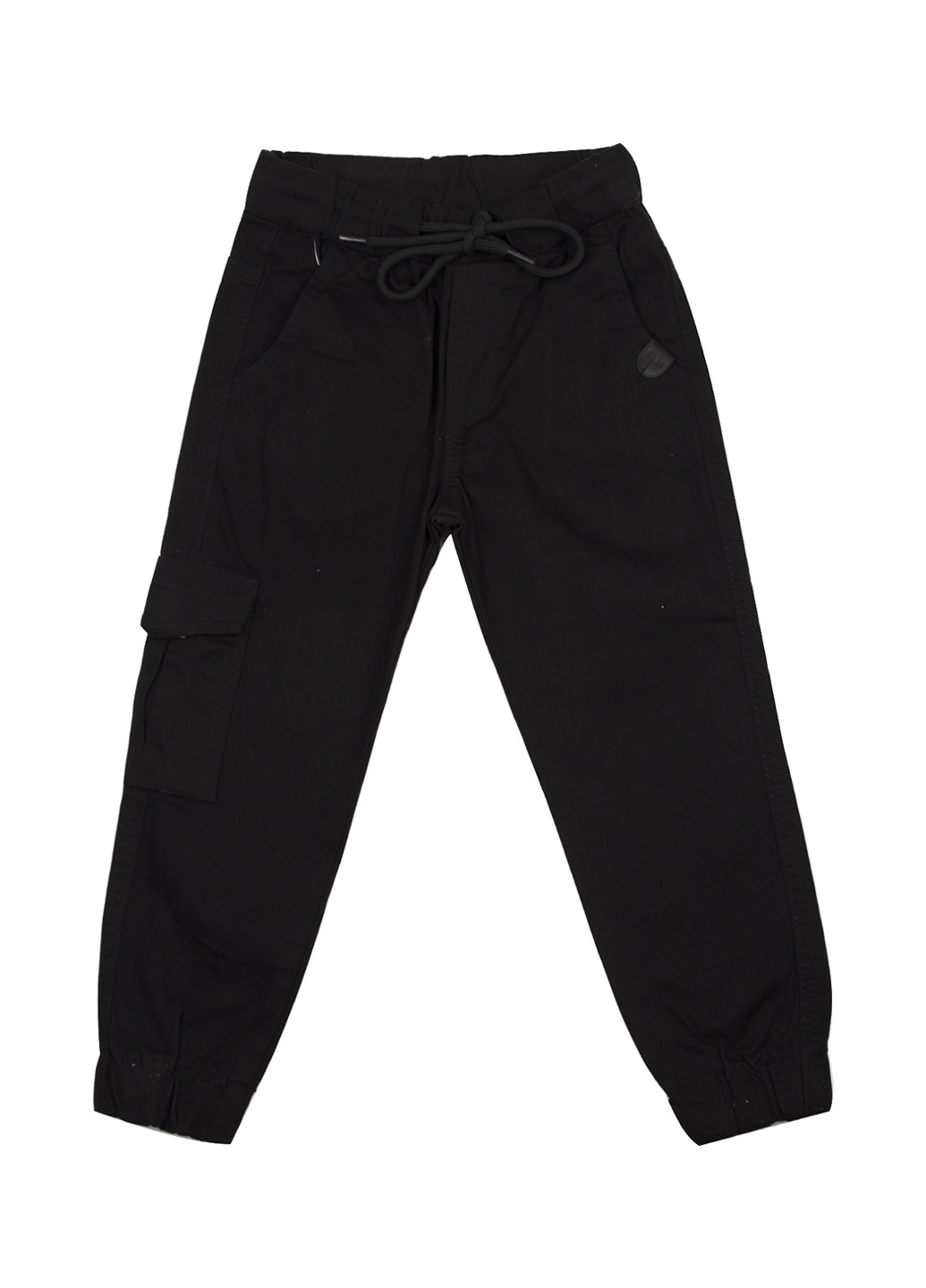 Черные кэжуал демисезонные брюки джоггеры SLM