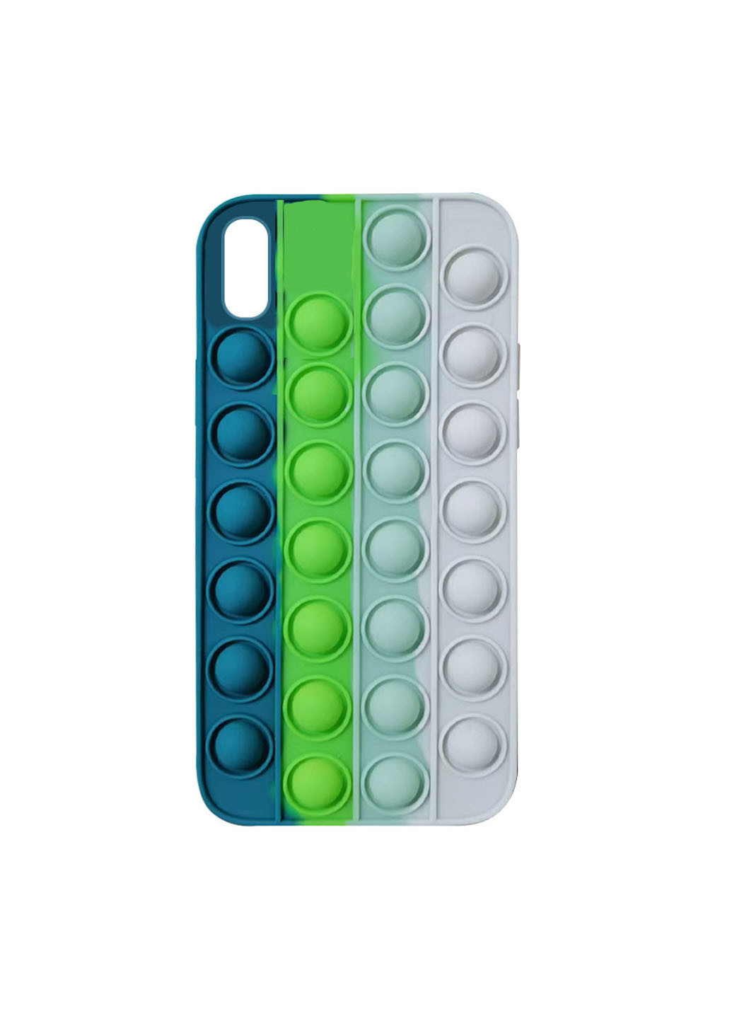 Чохол силіконовий Pop-it Case для iPhone Xs Max зелений Dark Green ARM (239228645)