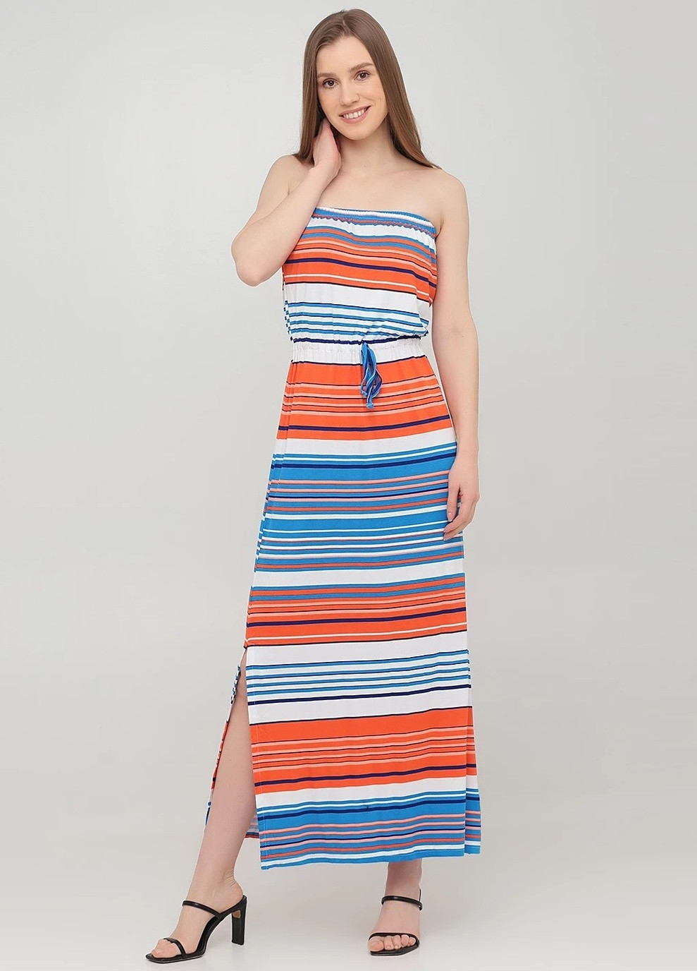 Комбінована кежуал плаття в смужку F&F