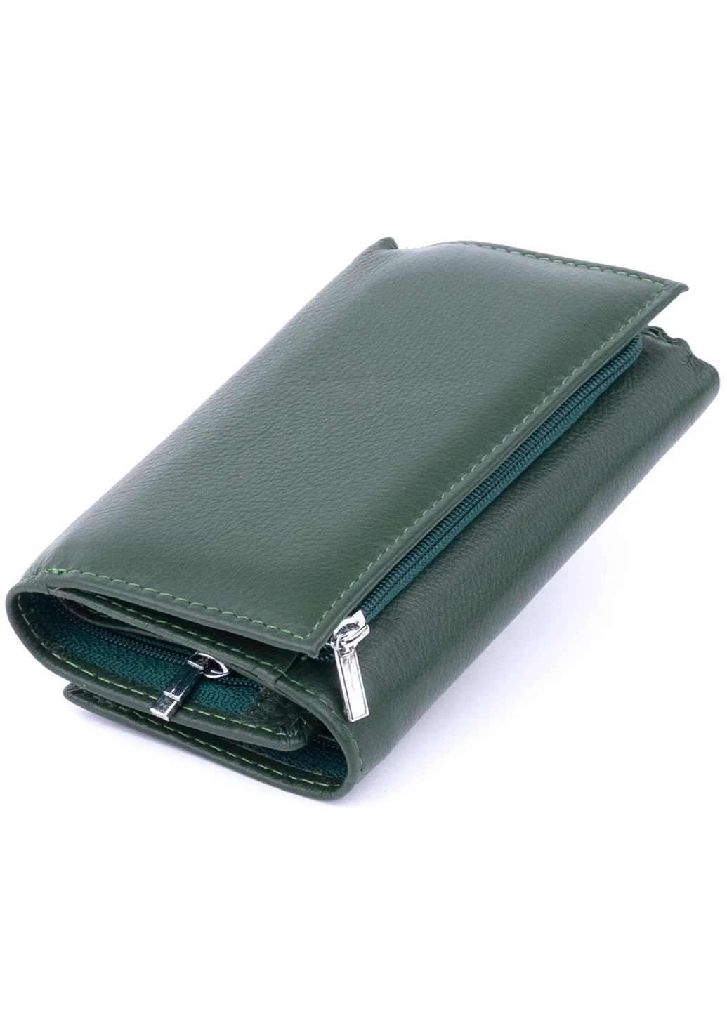Жіночий шкіряний гаманець 14х8,5х2,5 см st leather (229460784)
