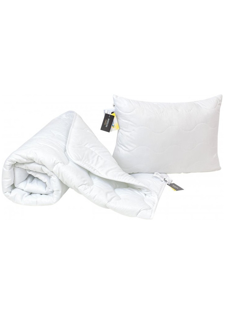 Одеяло MirSon Набор шерстяной №1675 Eco Light White Одеяло 220х240+ подушк (2200002656634) No Brand (254013535)