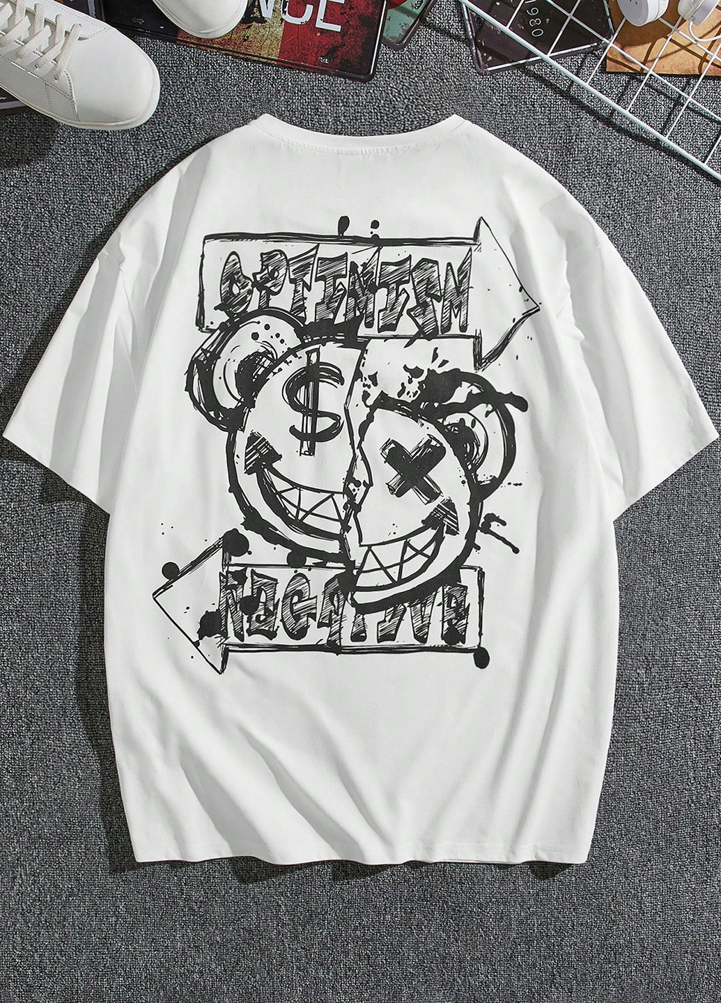 Белая футболка SHEIN