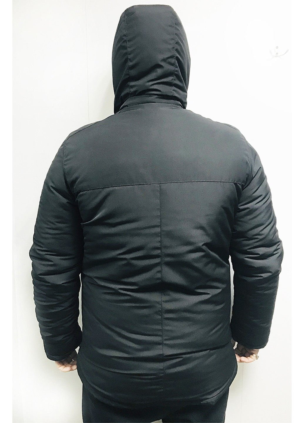 Черная демисезонная куртка North Face