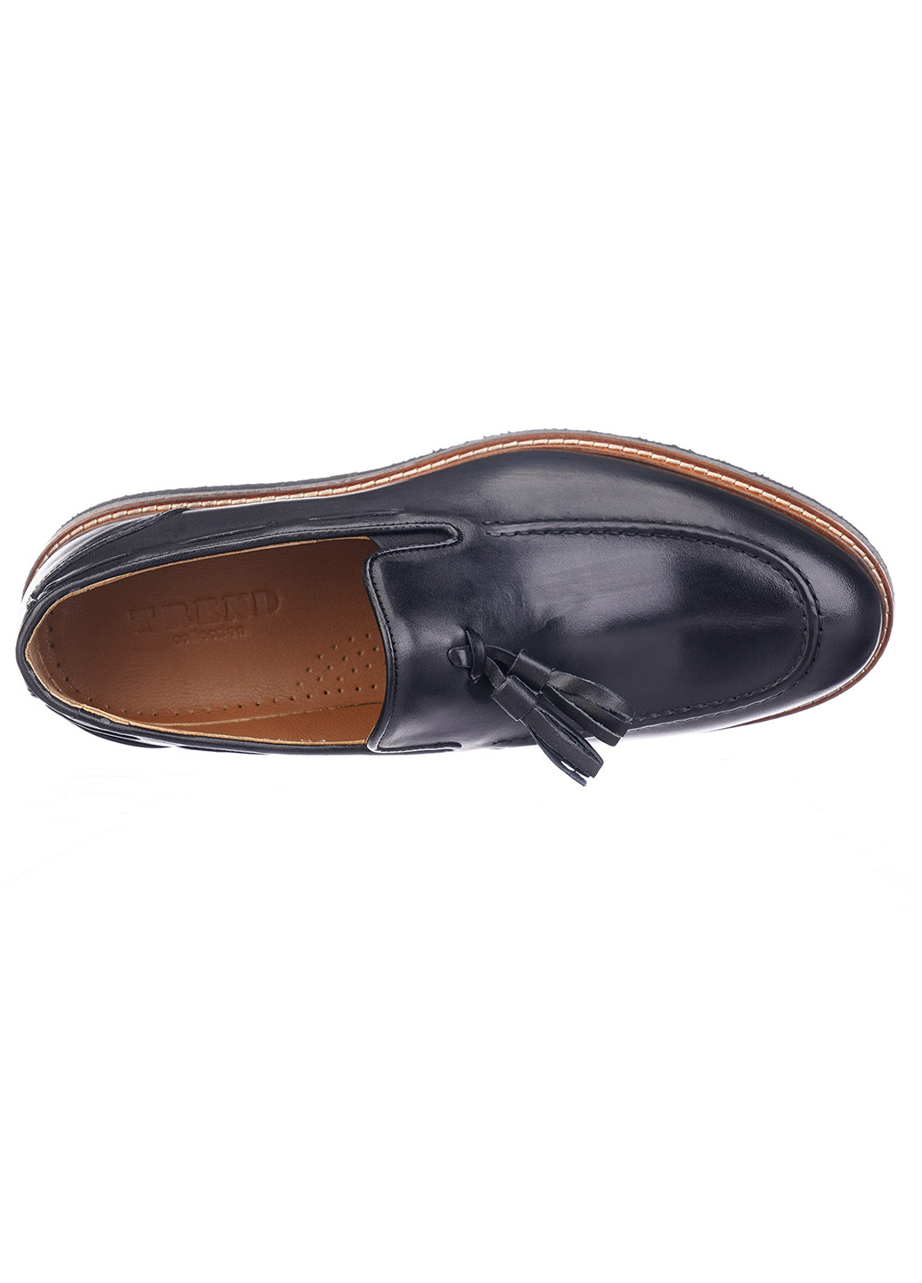 Черные кэжуал туфли Trend Collection без шнурков