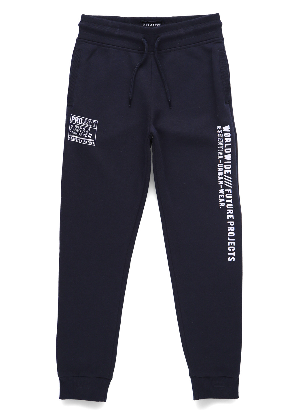 Темно-синие кэжуал, спортивные зимние брюки джоггеры Primark