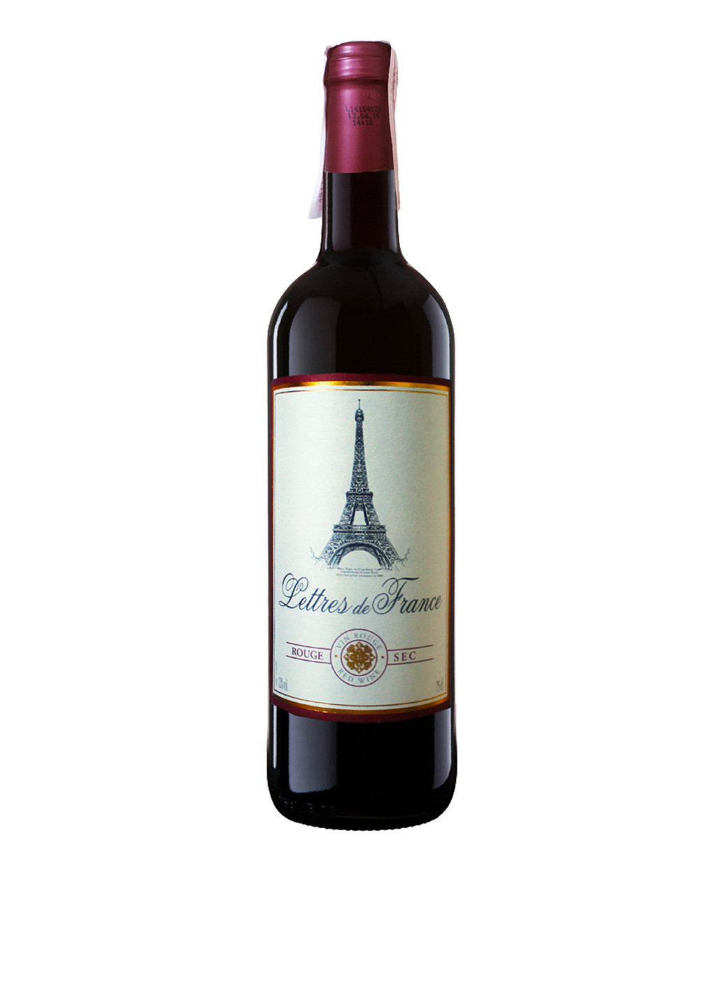Вино Lettres de France Red Dry красное сухое, 0,75 л Maison Bouey (165960845)