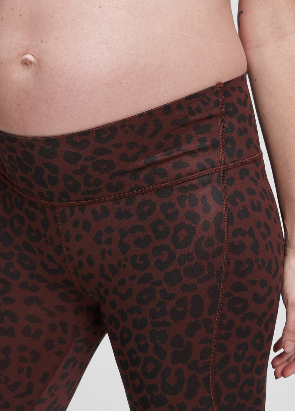 Коричневые демисезонные леггинсы Gap