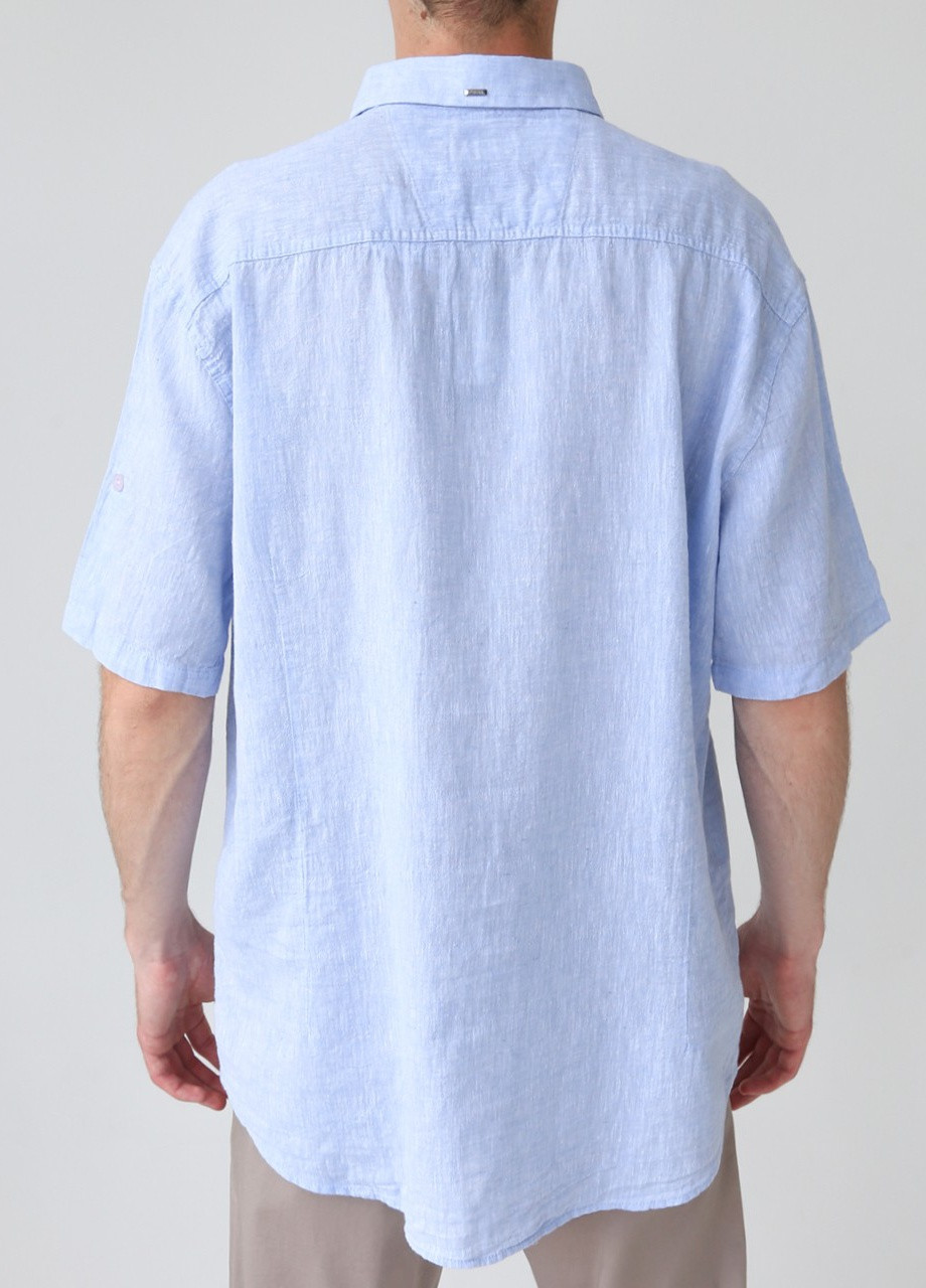 Голубой кэжуал рубашка Jean Piere