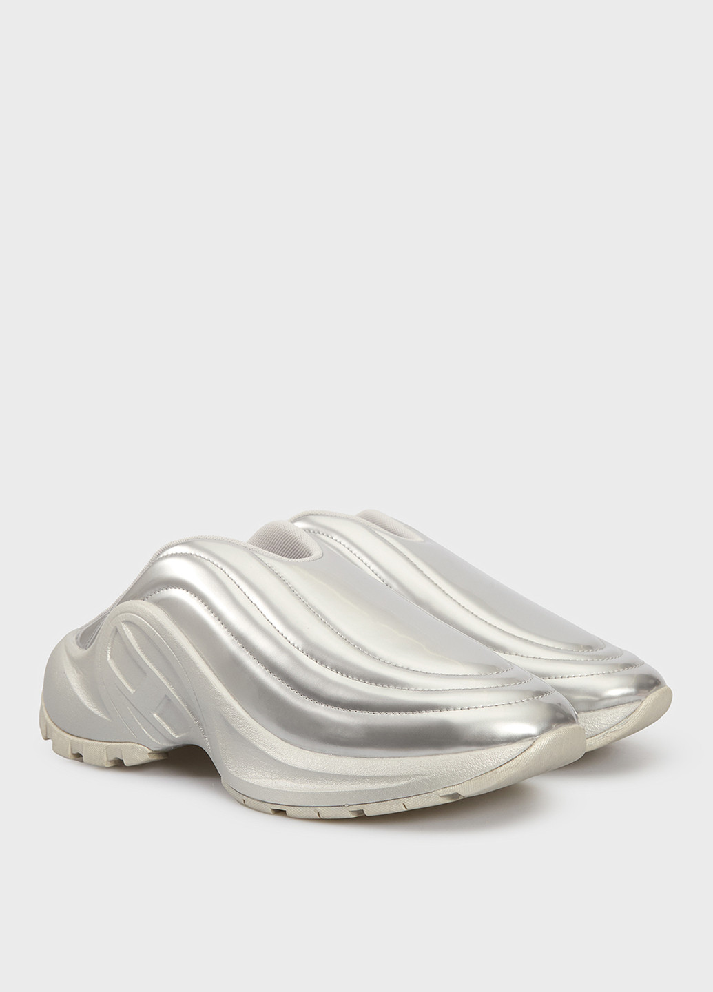 Срібні всесезонні кросівки Diesel