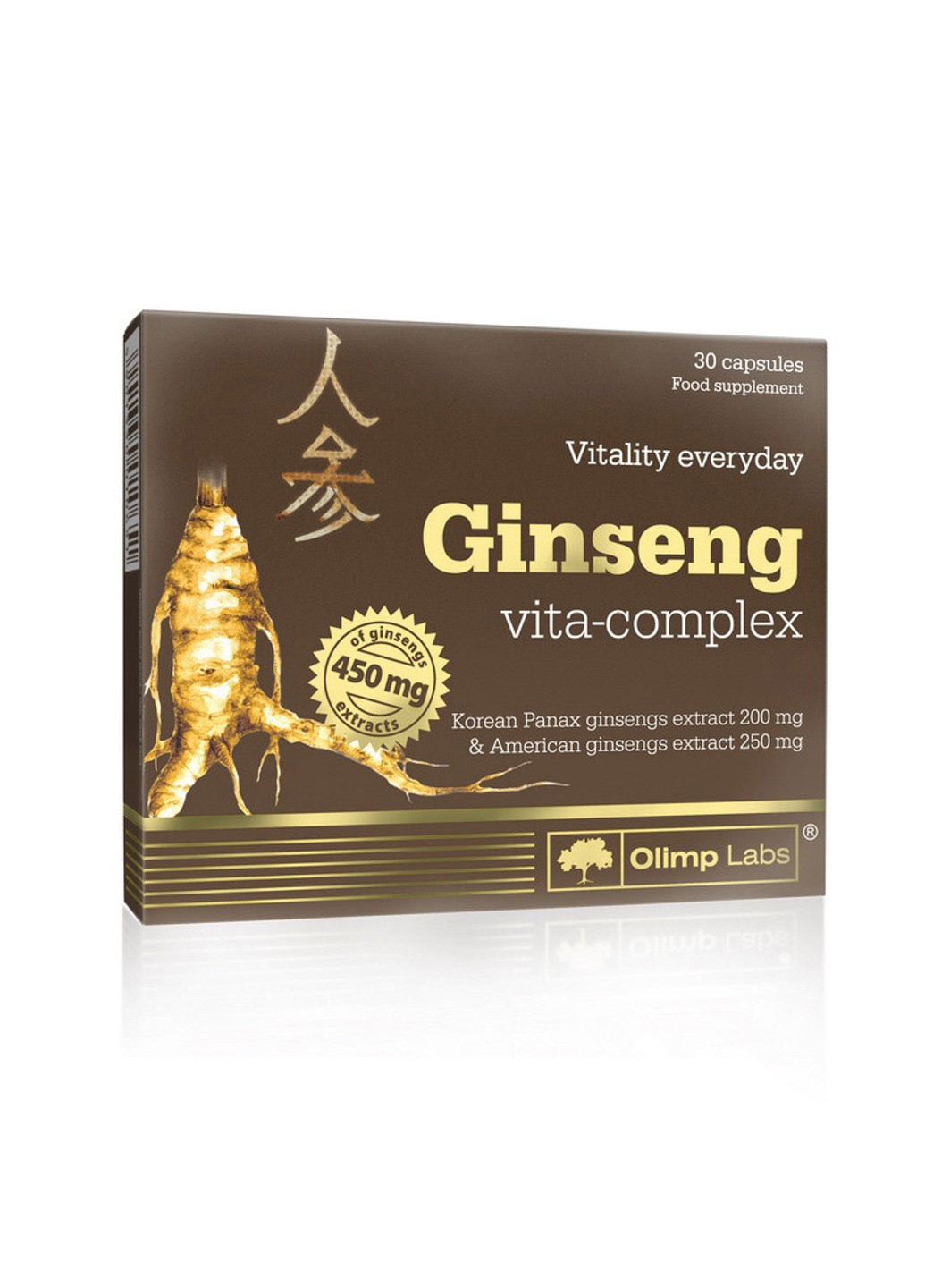 Женьшень экстракт Олимп Ginseng Vita Complex (30 капс) олимп Olimp (255407613)