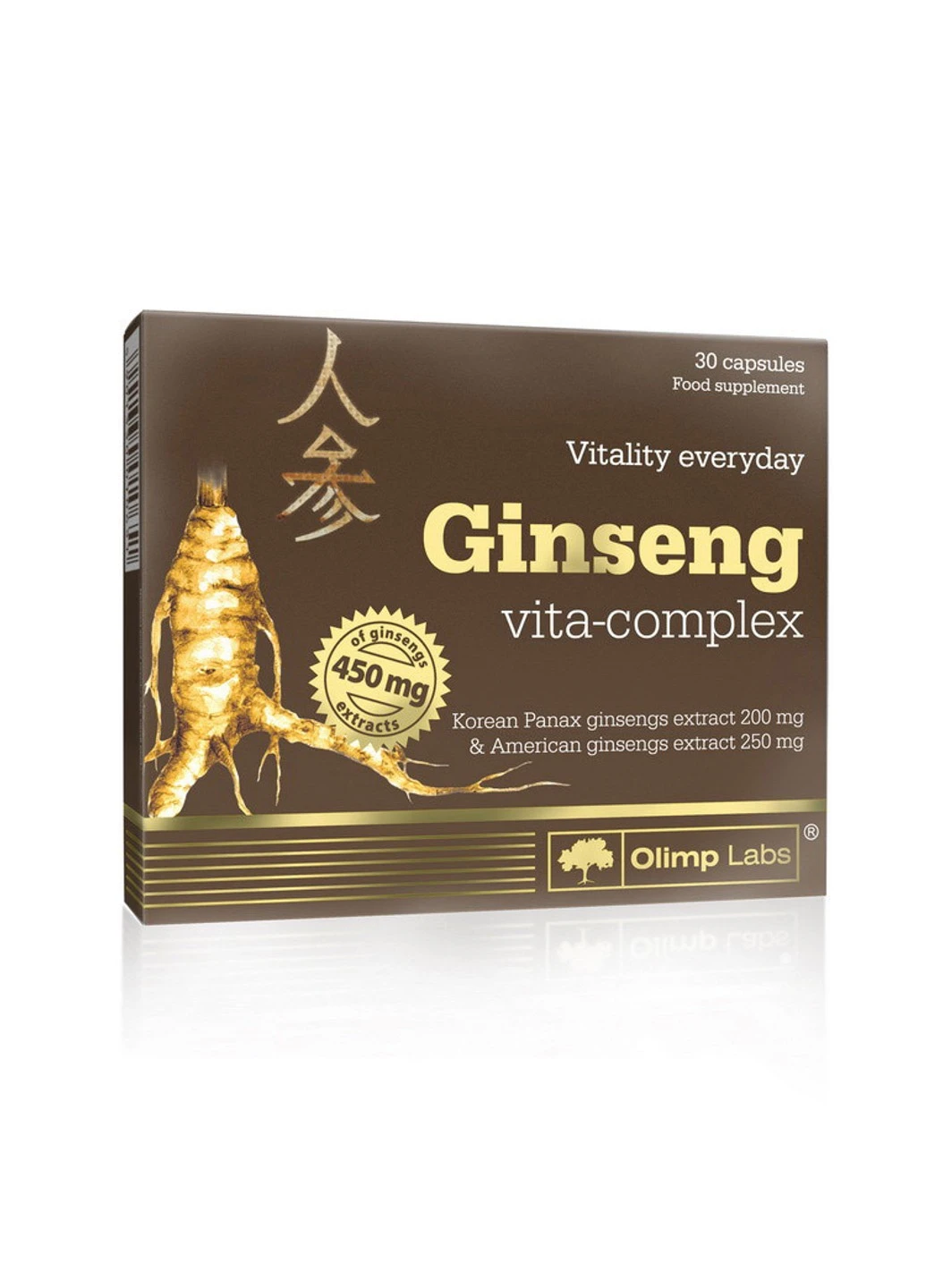 Женьшень екстракт Олімп Ginseng Vita Complex (30 капс) олімп Olimp (255407613)