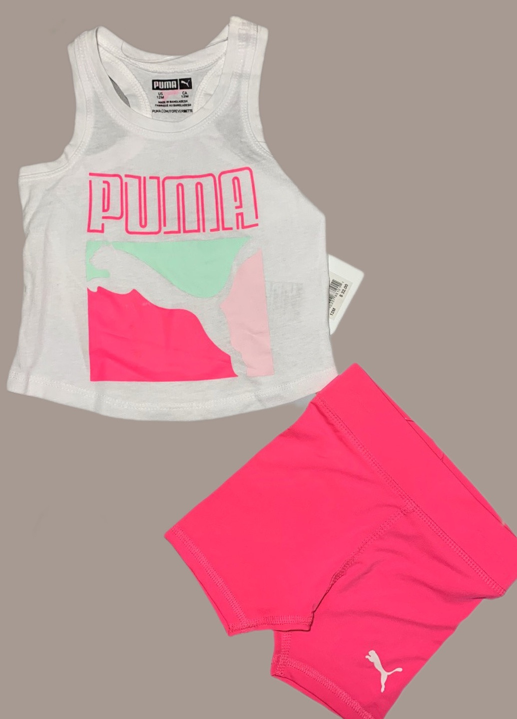 Розовый костюм Puma