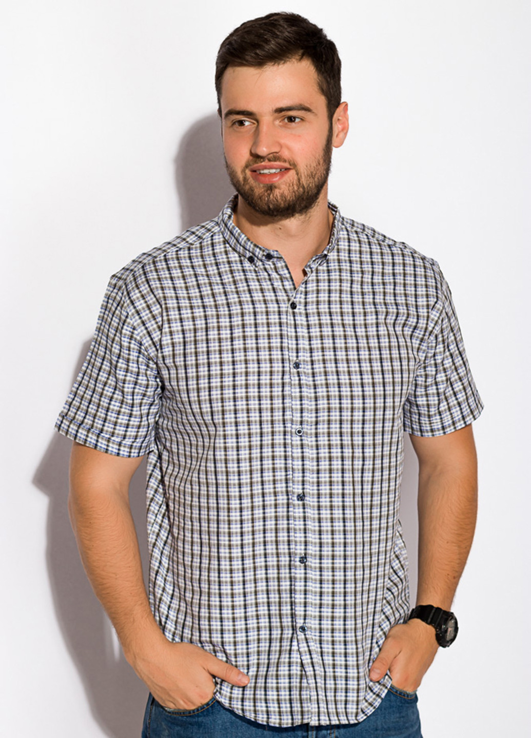 Цветная кэжуал рубашка в клетку Time of Style