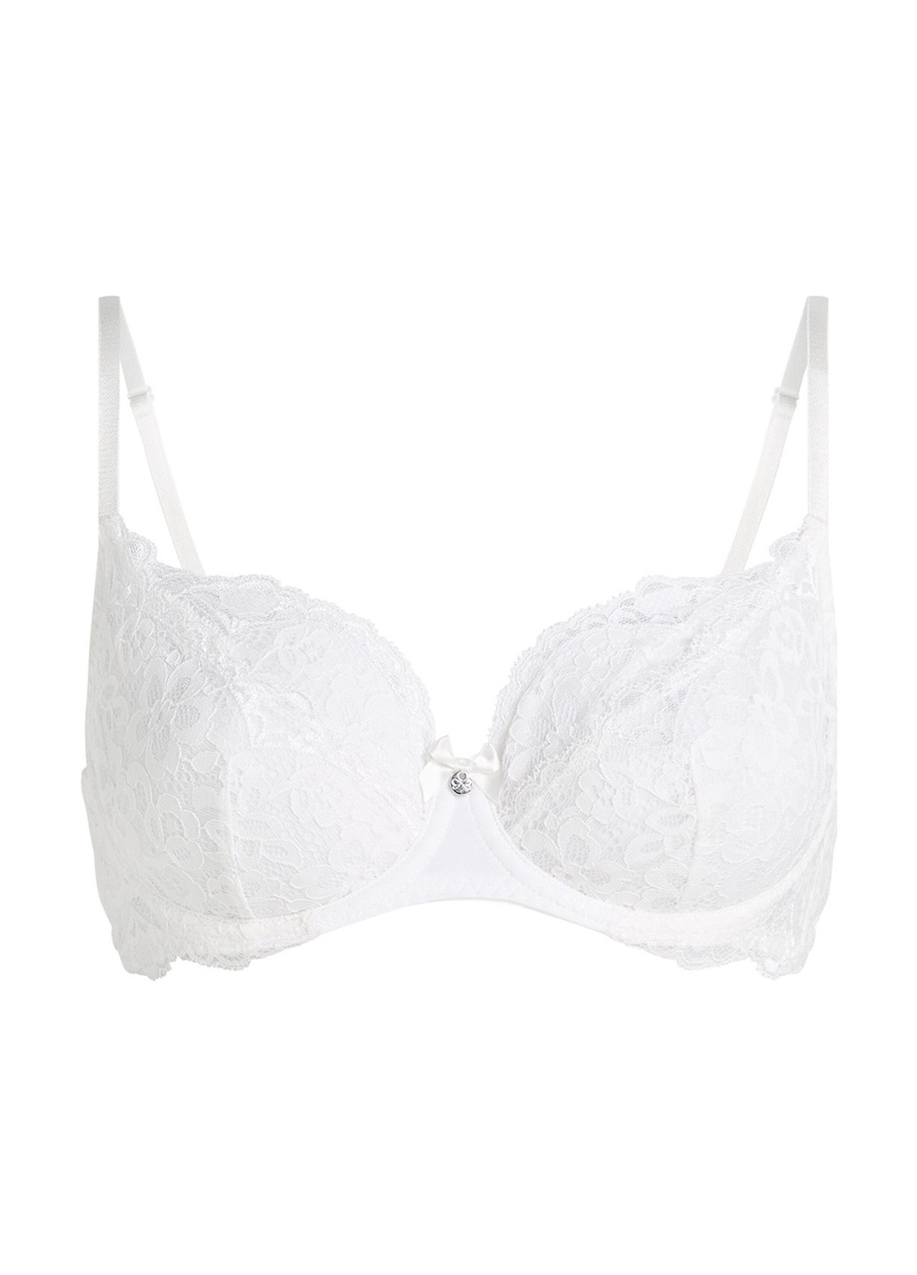 Білий балконет бюстгальтер Hunkemoller з кісточками поліамід