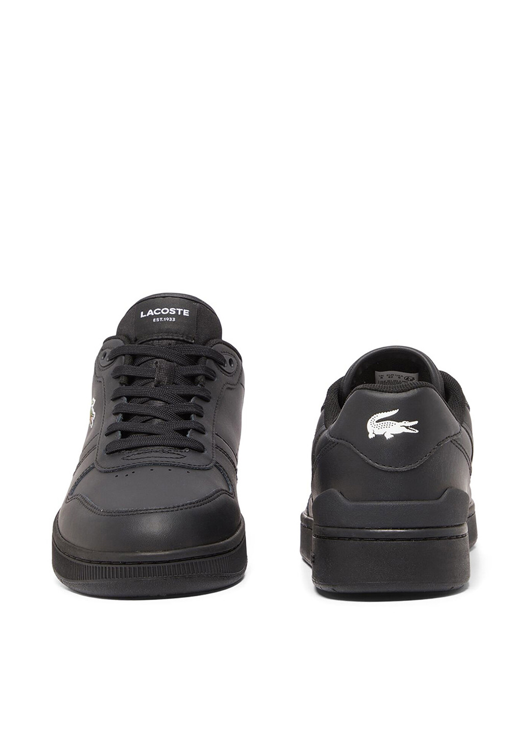Черные кеды Lacoste T-CLIP