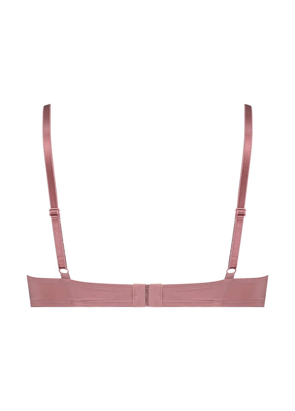 Розово-коричневый балконет бюстгальтер Hunkemoller с косточками полиамид