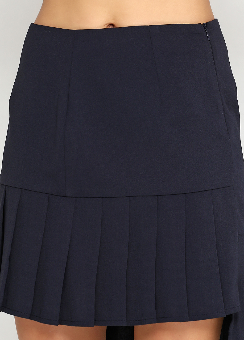 Темно-синяя кэжуал однотонная юбка Vila мини