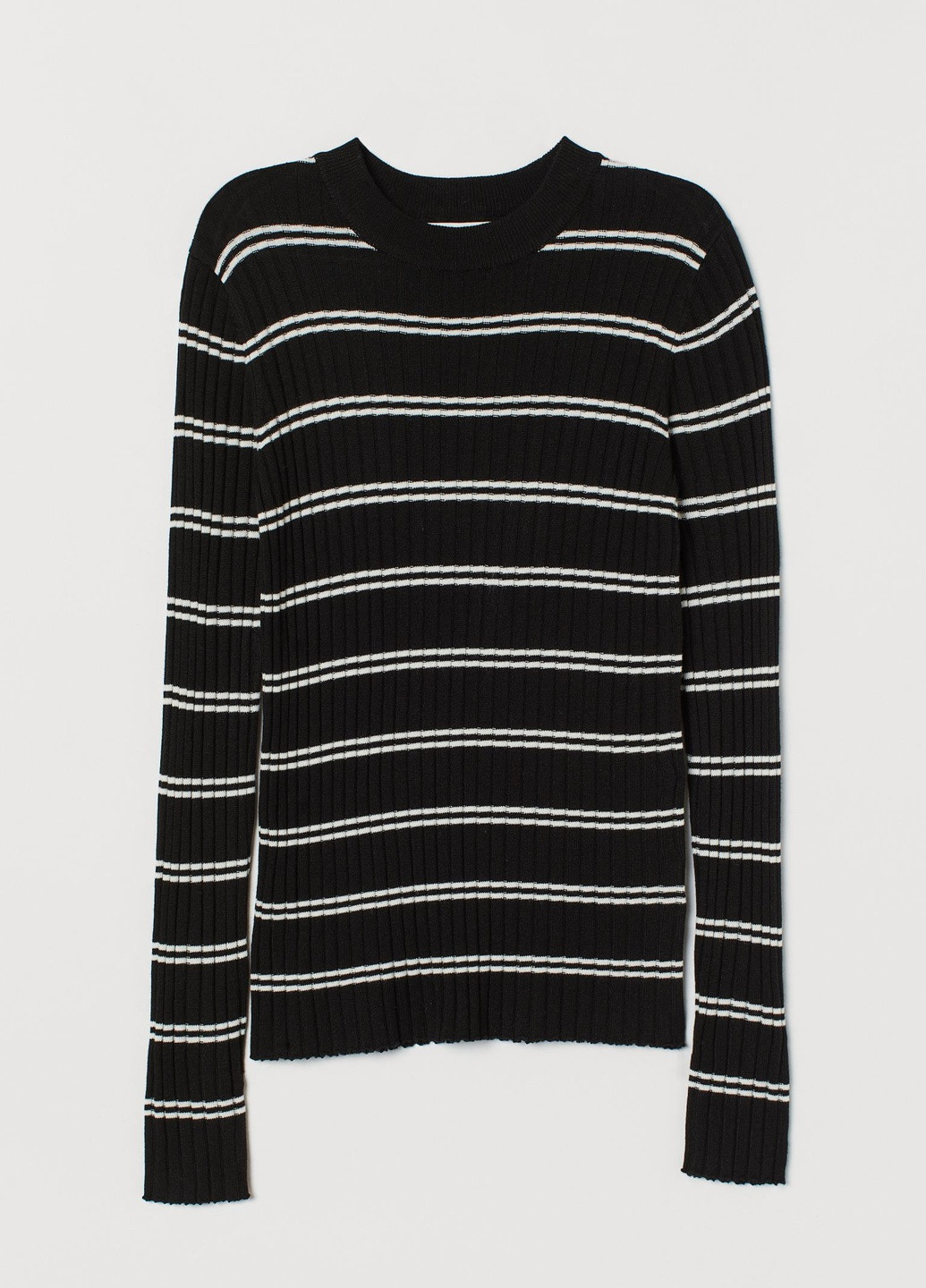 Чорно-білий демісезонний светр H&M