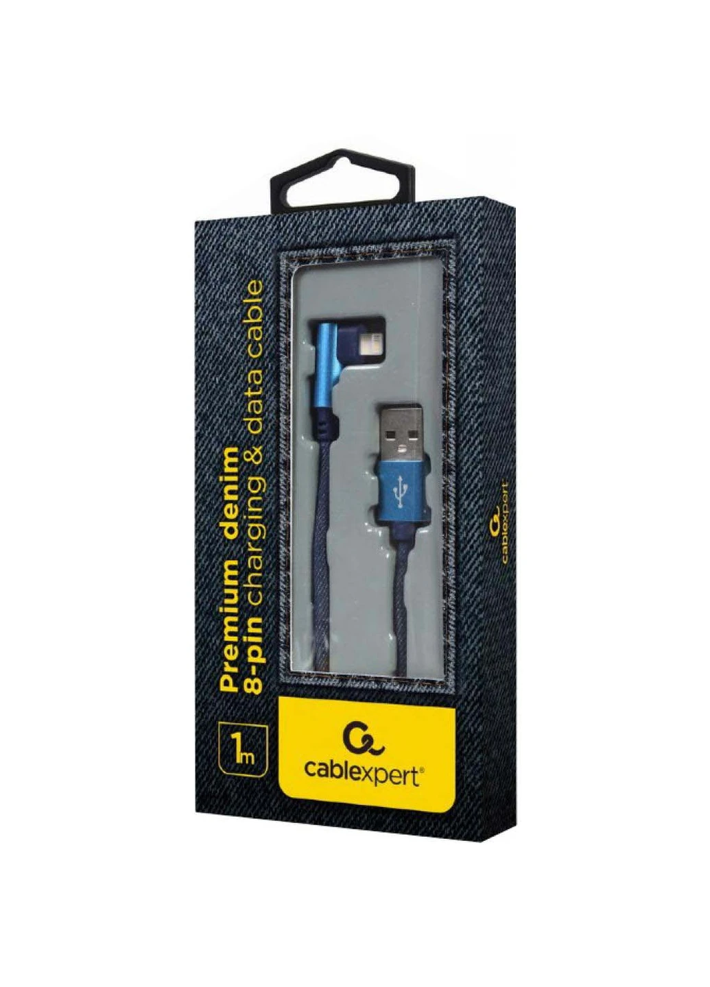 Дата кабель (CC-USB2J-AMLML-1M-BL) Cablexpert USB 2.0 AM to Lightning 1.0m corner (239381426)
