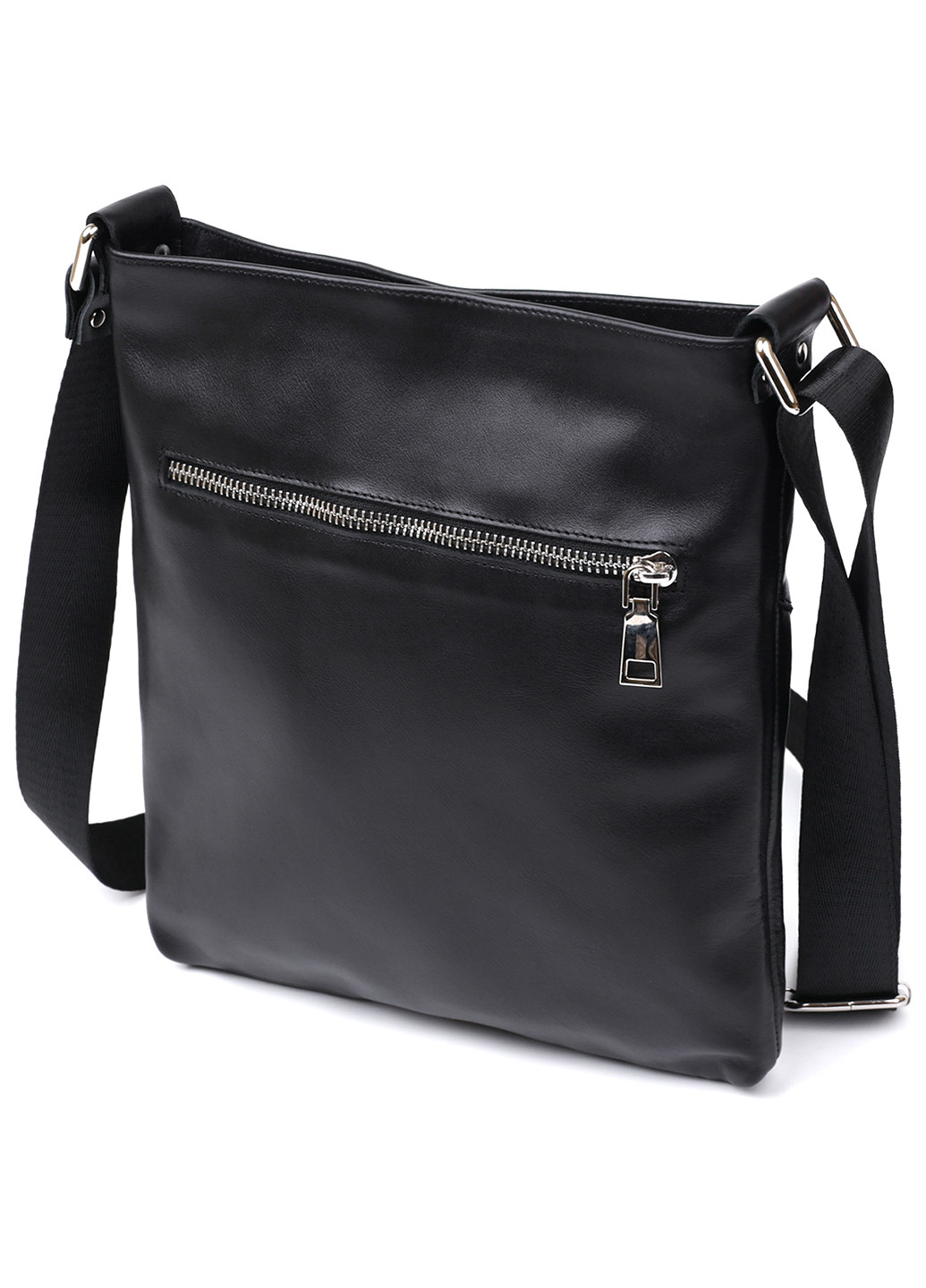 Мужская кожаная сумка через плечо 24х26 см Shvigel (253491141)