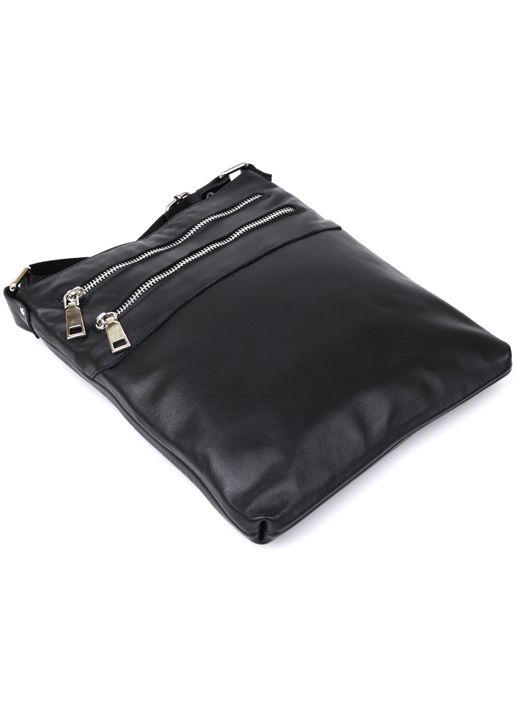 Мужская кожаная сумка через плечо 24х26 см Shvigel (253491141)