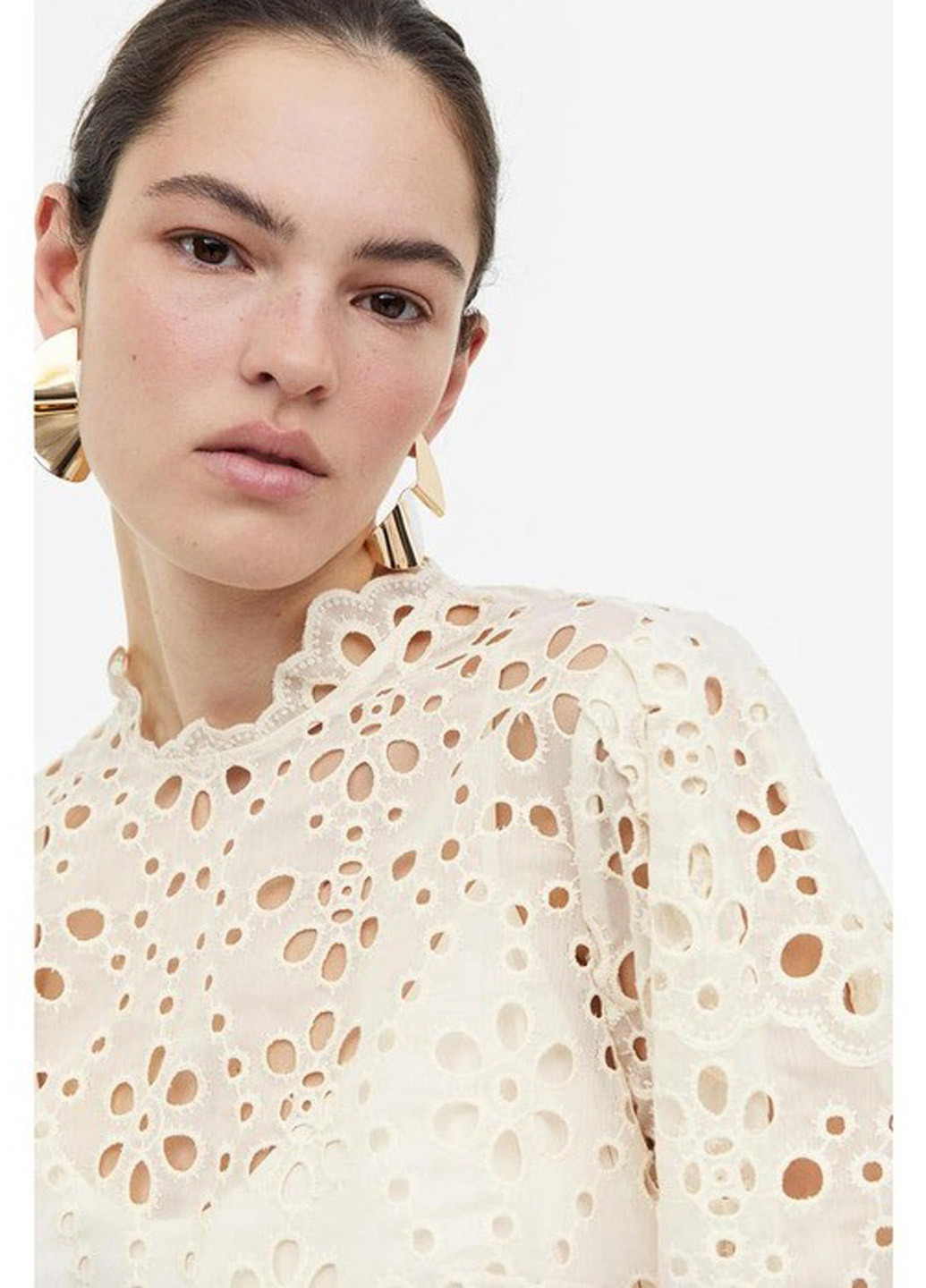 Світло-бежева вечірня, кежуал сукня H&M однотонна