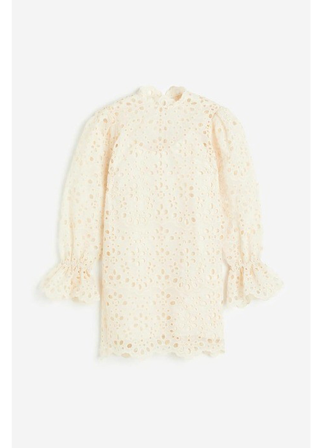 Світло-бежева вечірня, кежуал сукня H&M однотонна