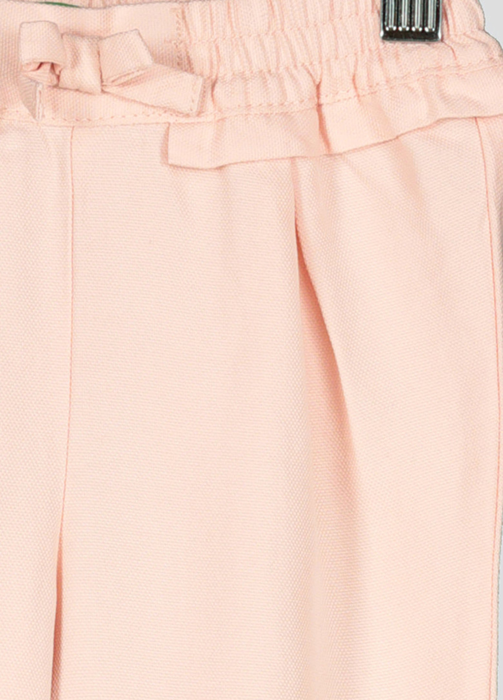 Персиковые кэжуал демисезонные зауженные брюки United Colors of Benetton