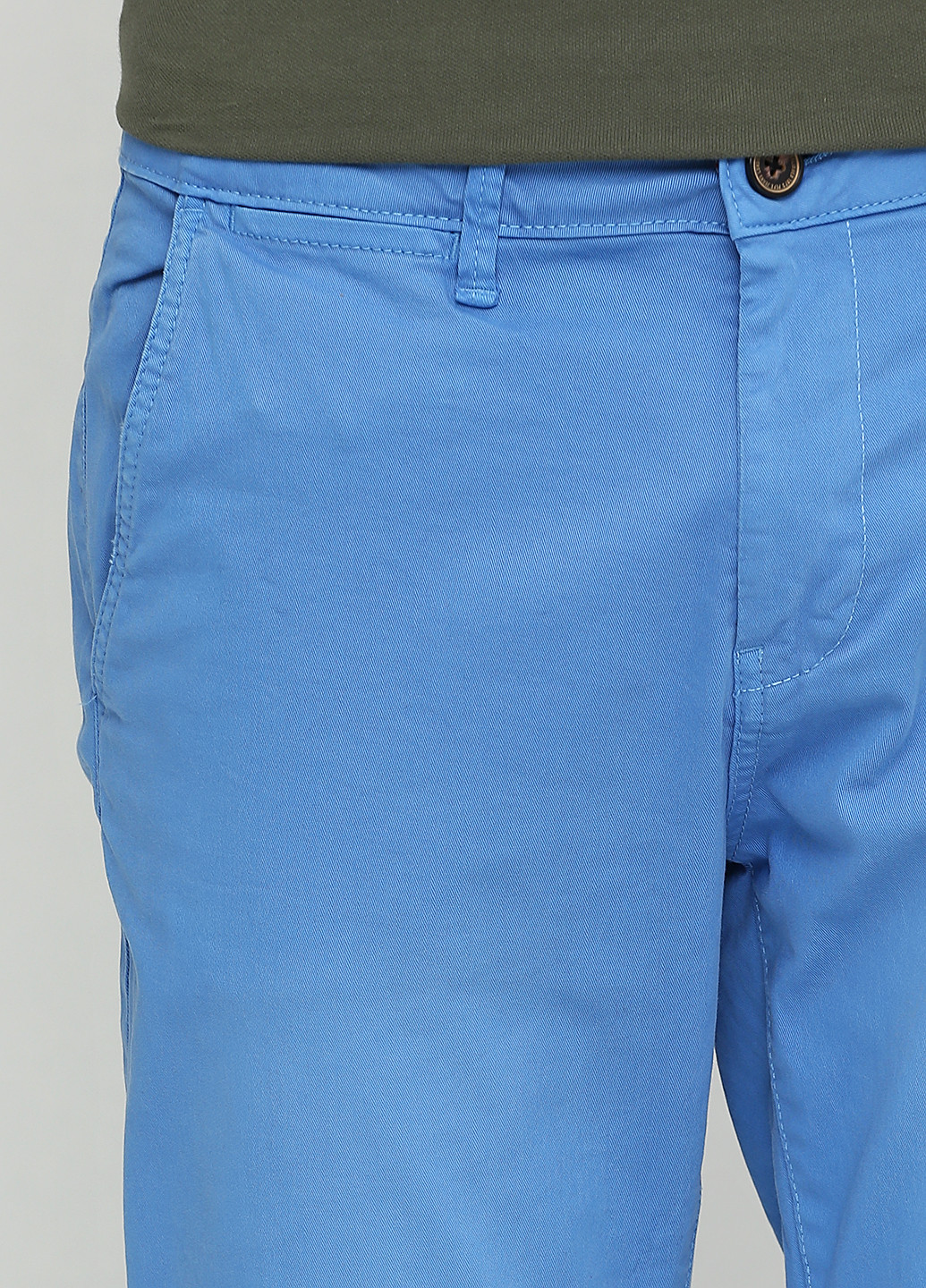 Голубые кэжуал демисезонные со средней талией брюки Pepe Jeans