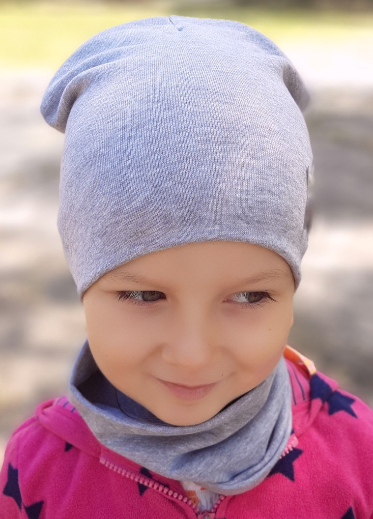 Детская шапка с хомутом КАНТА размер 48-52, серый (OC-300) Канта (212242501)