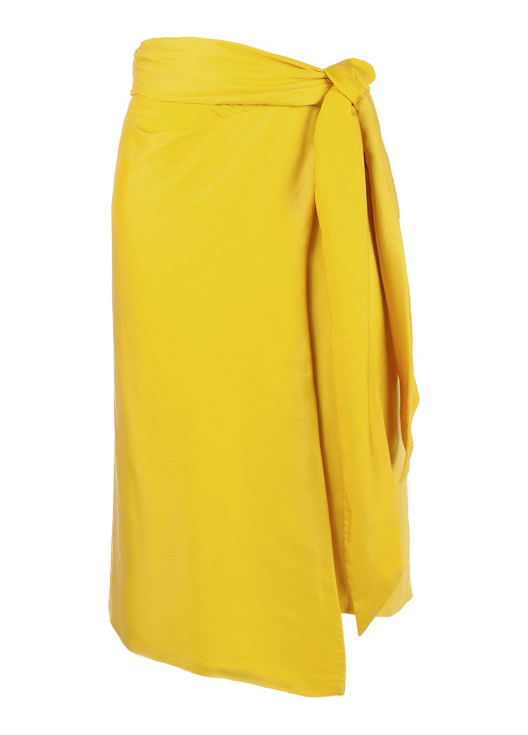 Желтая кэжуал однотонная юбка Cedric Charlier