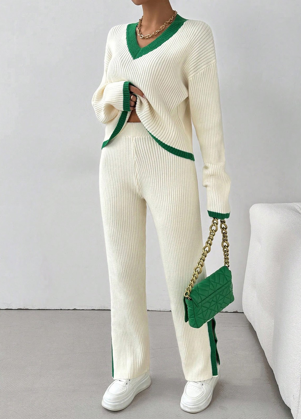 Костюм (пуловер, штани) SHEIN (325078448)